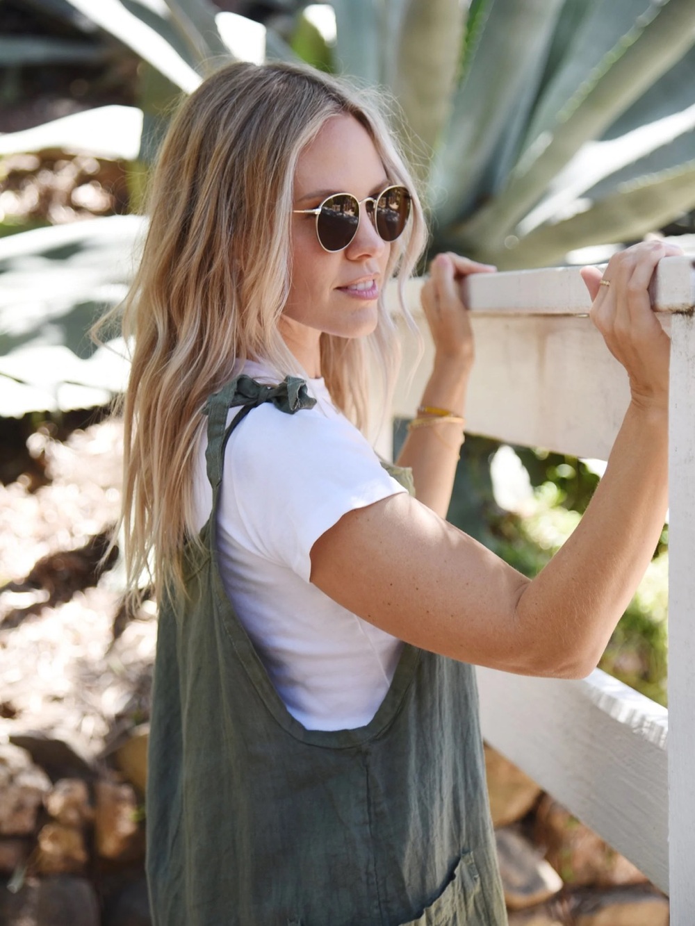 Beachwood The Linen Overall // Fern, M - Picture 4 of 8